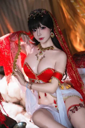 Kokuhui(yuuhui玉汇)《楼兰幻梦》主题写真：126张全套美图，含3个视频