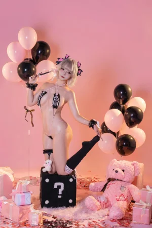Kokuhui(yuuhui玉汇)《Patreon订阅 双生·黑》主题写真：20张全套美图