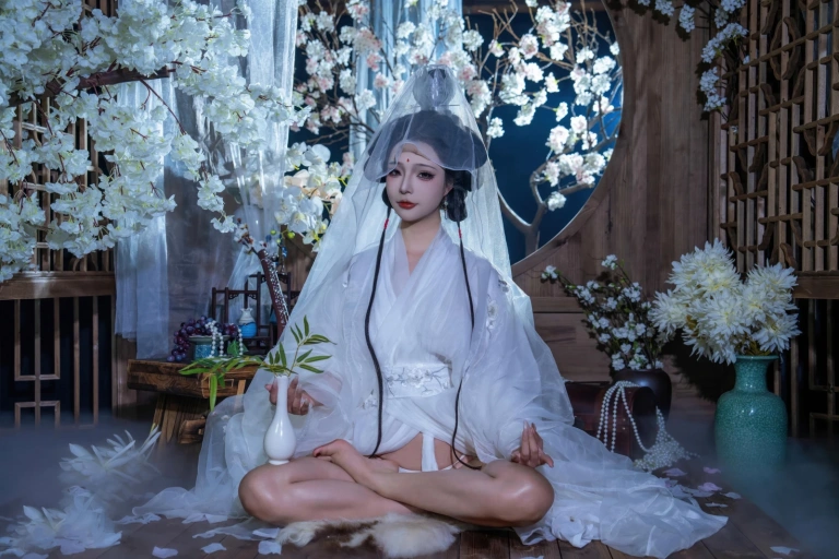 Kokuhui(yuuhui玉汇)《欲观音》主题写真：135张全套美图，含1个视频