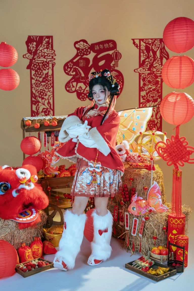Kokuhui(yuuhui玉汇)《2026新春特辑 醒狮少女》主题写真：131张全套美图，含2个视频