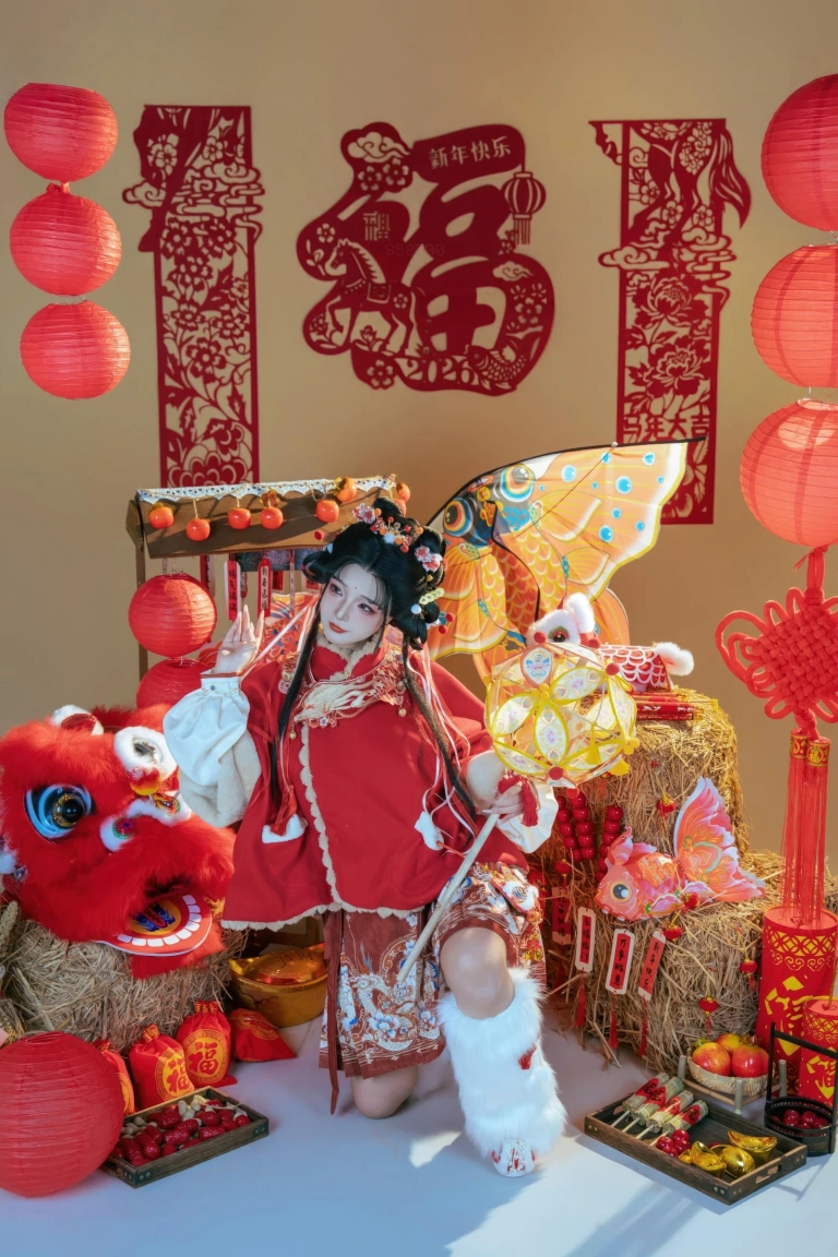 Kokuhui(yuuhui玉汇)《2026新春特辑 醒狮少女》主题写真：131张全套美图，含2个视频