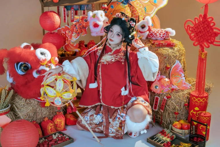 Kokuhui(yuuhui玉汇)《2026新春特辑 醒狮少女》主题写真：131张全套美图，含2个视频