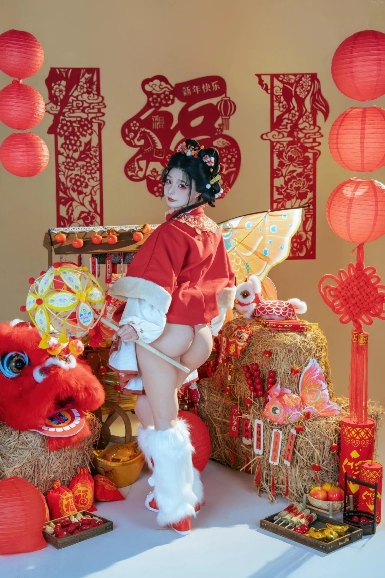 Kokuhui(yuuhui玉汇)《2026新春特辑 醒狮少女》主题写真：131张全套美图，含2个视频