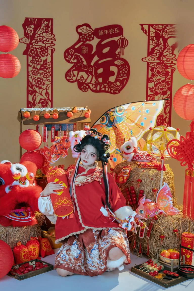 Kokuhui(yuuhui玉汇)《2026新春特辑 醒狮少女》主题写真：131张全套美图，含2个视频