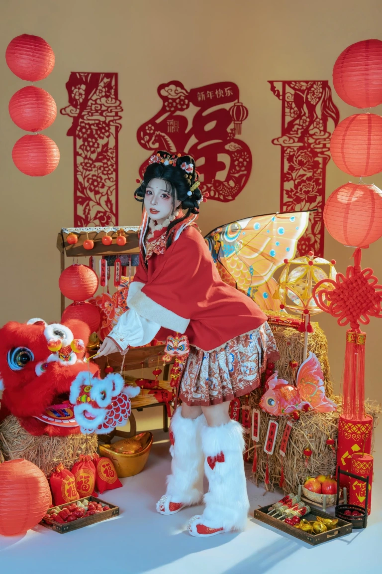 Kokuhui(yuuhui玉汇)《2026新春特辑 醒狮少女》主题写真：131张全套美图，含2个视频