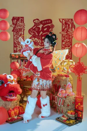 Kokuhui(yuuhui玉汇)《2026新春特辑 醒狮少女》主题写真：131张全套美图，含2个视频