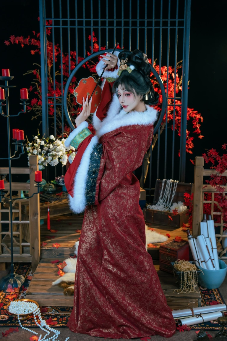 Kokuhui(yuuhui玉汇)《狐仙的报恩》主题写真：109张全套美图