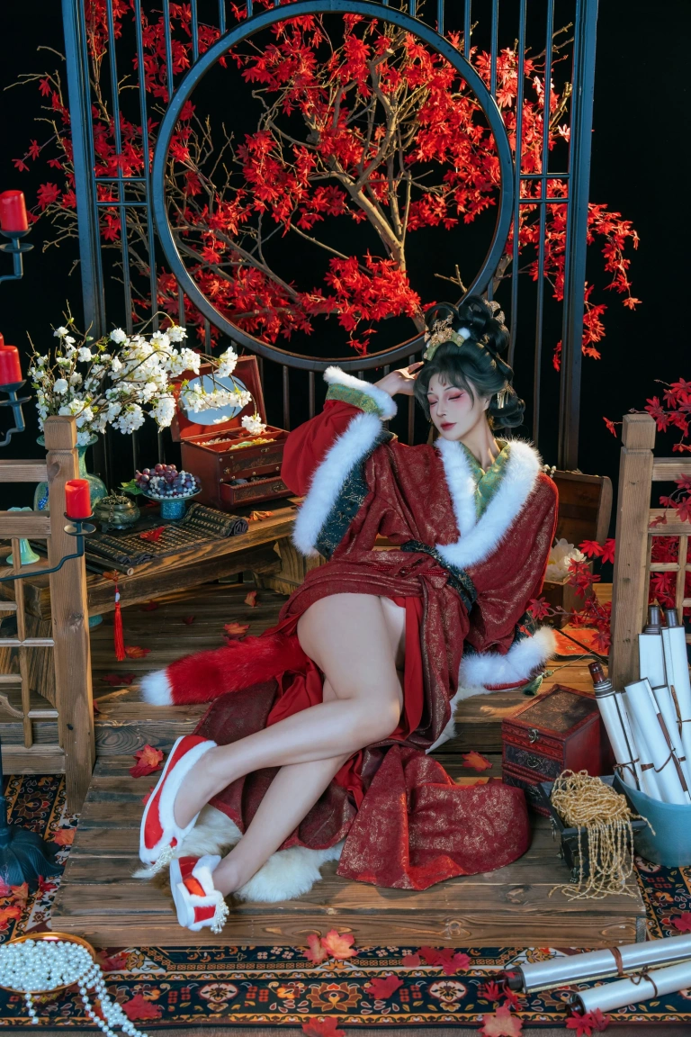 Kokuhui(yuuhui玉汇)《狐仙的报恩》主题写真：109张全套美图