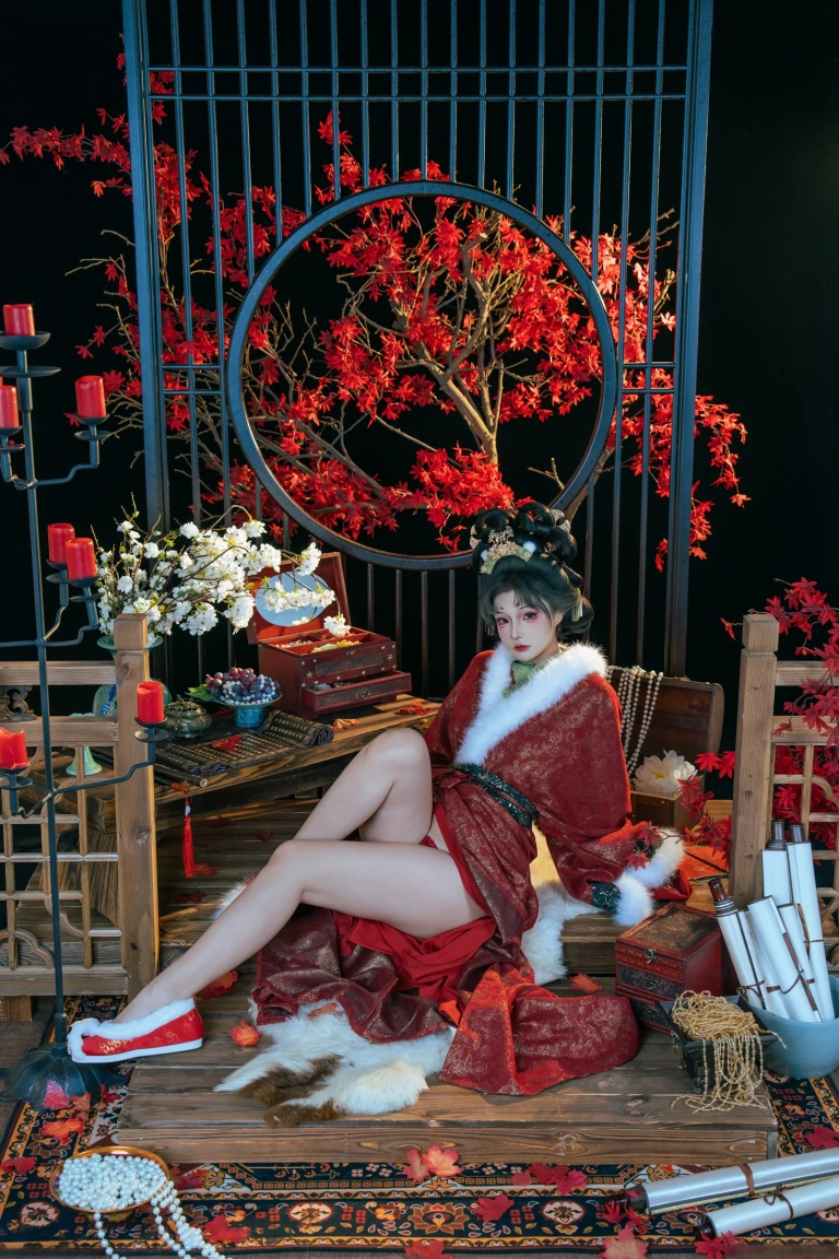 Kokuhui(yuuhui玉汇)《狐仙的报恩》主题写真：109张全套美图