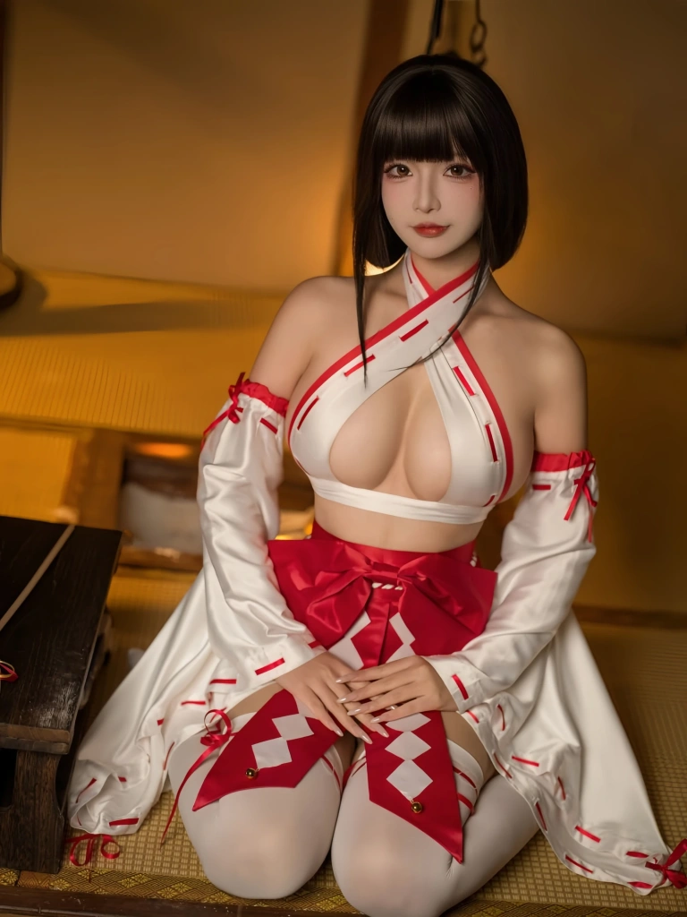 Kokuhui(yuuhui玉汇)《神乐巫女の试炼》主题写真：138张全套美图，含3个视频