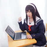 胡桃Kurumi《胡桃 NO.001 – 学姐》主题写真：187张全套美图，含5个视频