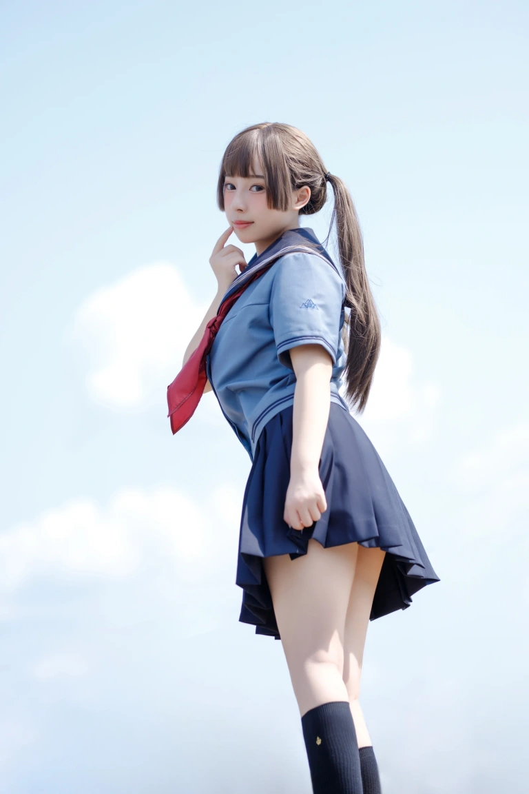 胡桃Kurumi《胡桃 NO.004 – 天台的爱之告白》主题写真：143张全套美图，含4个视频