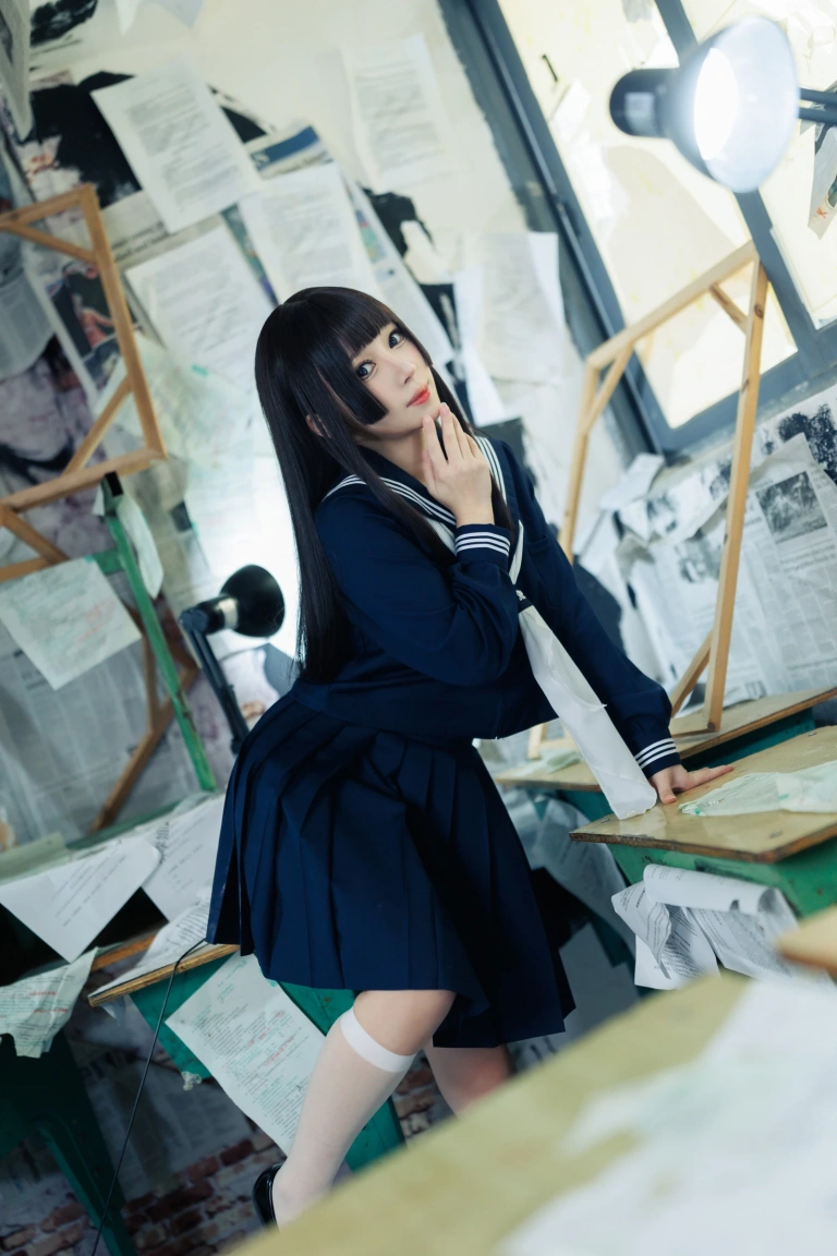 胡桃Kurumi《胡桃 NO.023 – 反差学妹》主题写真：132张全套美图