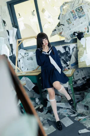 胡桃Kurumi《胡桃 NO.023 – 反差学妹》主题写真：132张全套美图