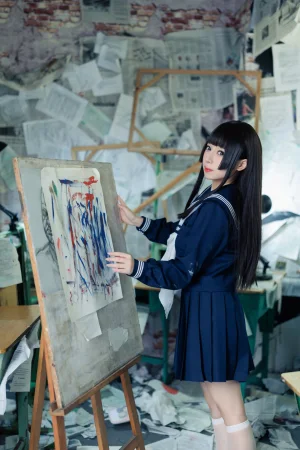 胡桃Kurumi《胡桃 NO.023 – 反差学妹》主题写真：132张全套美图