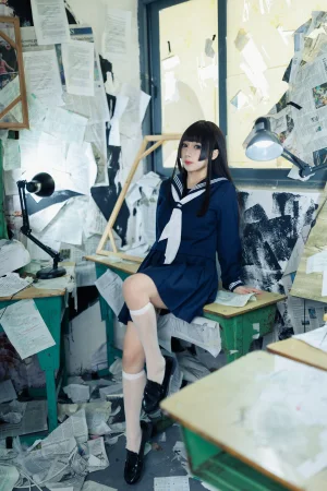 胡桃Kurumi《胡桃 NO.023 – 反差学妹》主题写真：132张全套美图
