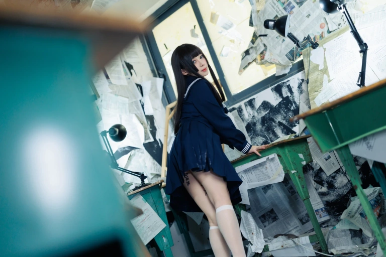 胡桃Kurumi《胡桃 NO.023 – 反差学妹》主题写真：132张全套美图