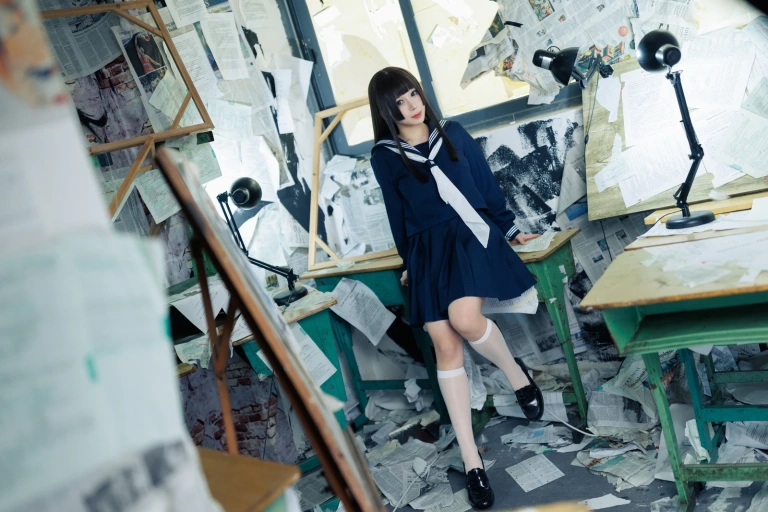 胡桃Kurumi《胡桃 NO.023 – 反差学妹》主题写真：132张全套美图