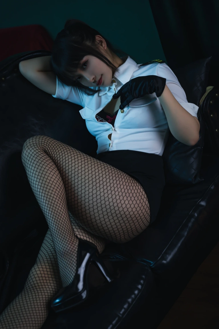 洛璃LoLiSAMA《超S女警》主题写真：22张全套美图