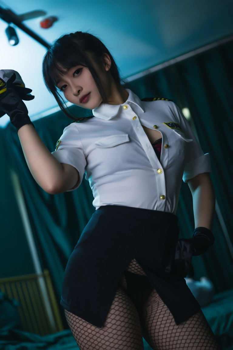 洛璃LoLiSAMA《超S女警》主题写真：22张全套美图