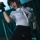 洛璃LoLiSAMA《超S女警》主题写真：22张全套美图