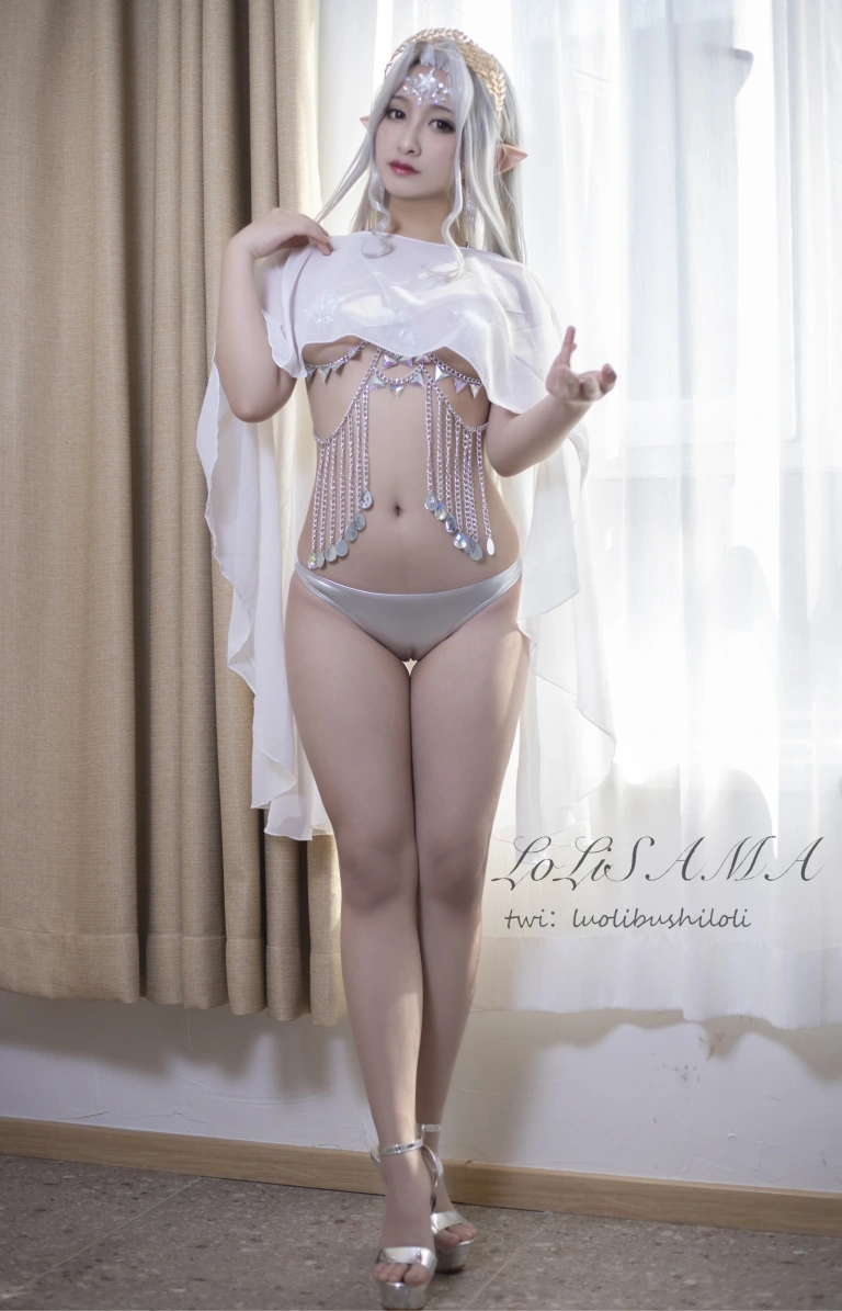 洛璃LoLiSAMA《精灵》主题写真：107张全套美图