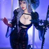 洛璃LoLiSAMA《魔女莉莉丝》主题写真：74张全套美图