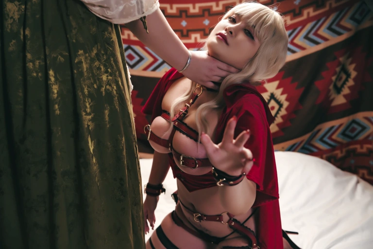 洛璃LoLiSAMA《暗黑小红帽》主题写真：88张全套美图