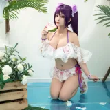 洛璃LoLiSAMA《斯卡蒂泳装》主题写真：40张全套美图