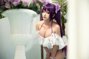 洛璃LoLiSAMA《斯卡蒂泳装》主题写真：40张全套美图