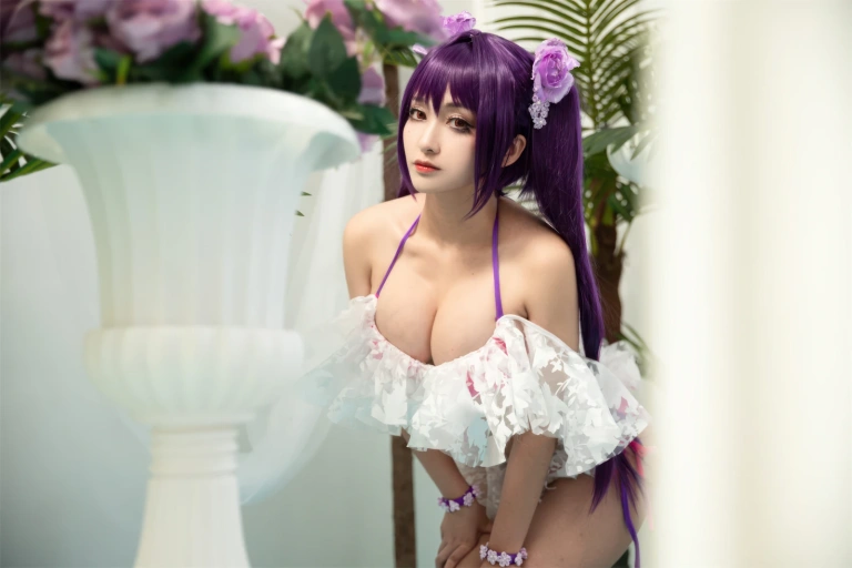 洛璃LoLiSAMA《斯卡蒂泳装》主题写真：40张全套美图