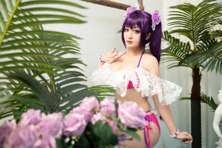 洛璃LoLiSAMA《斯卡蒂泳装》主题写真：40张全套美图