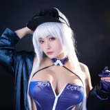 洛璃LoLiSAMA《碧蓝航线 企业赛车服》主题写真：75张全套美图
