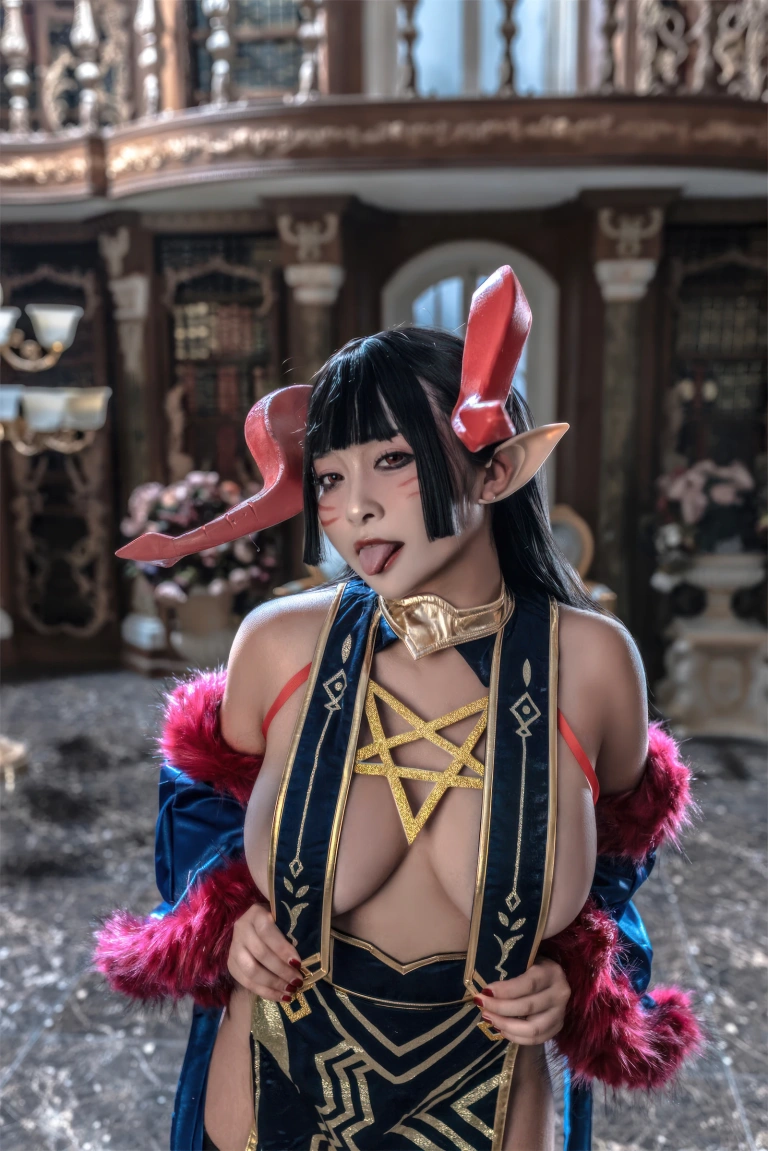 洛璃LoLiSAMA《撒旦》主题写真：49张全套美图