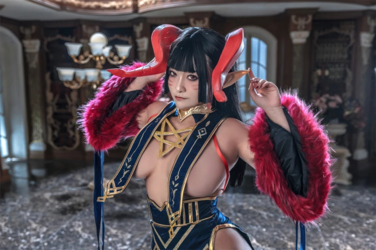 洛璃LoLiSAMA《撒旦》主题写真：49张全套美图