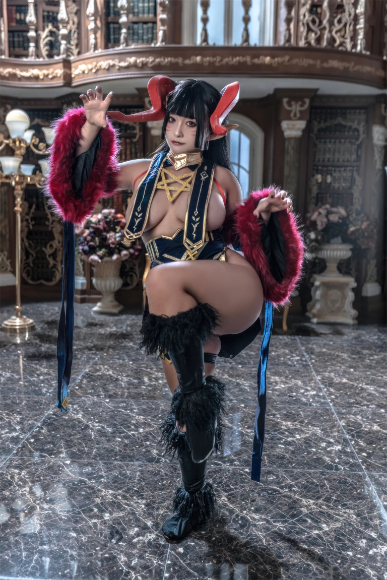 洛璃LoLiSAMA《撒旦》主题写真：49张全套美图