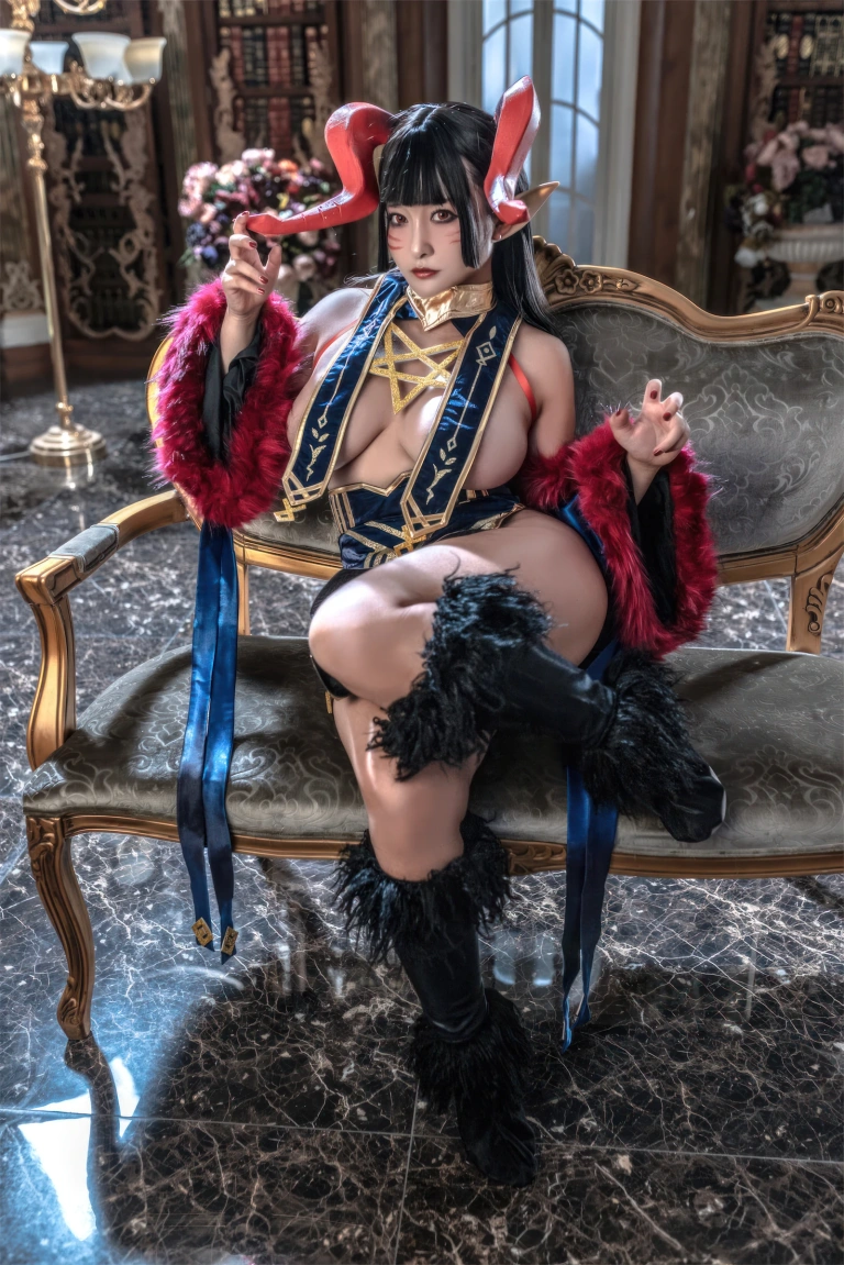 洛璃LoLiSAMA《撒旦》主题写真：49张全套美图