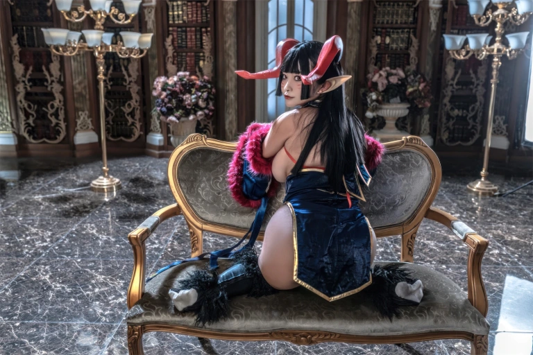 洛璃LoLiSAMA《撒旦》主题写真：49张全套美图