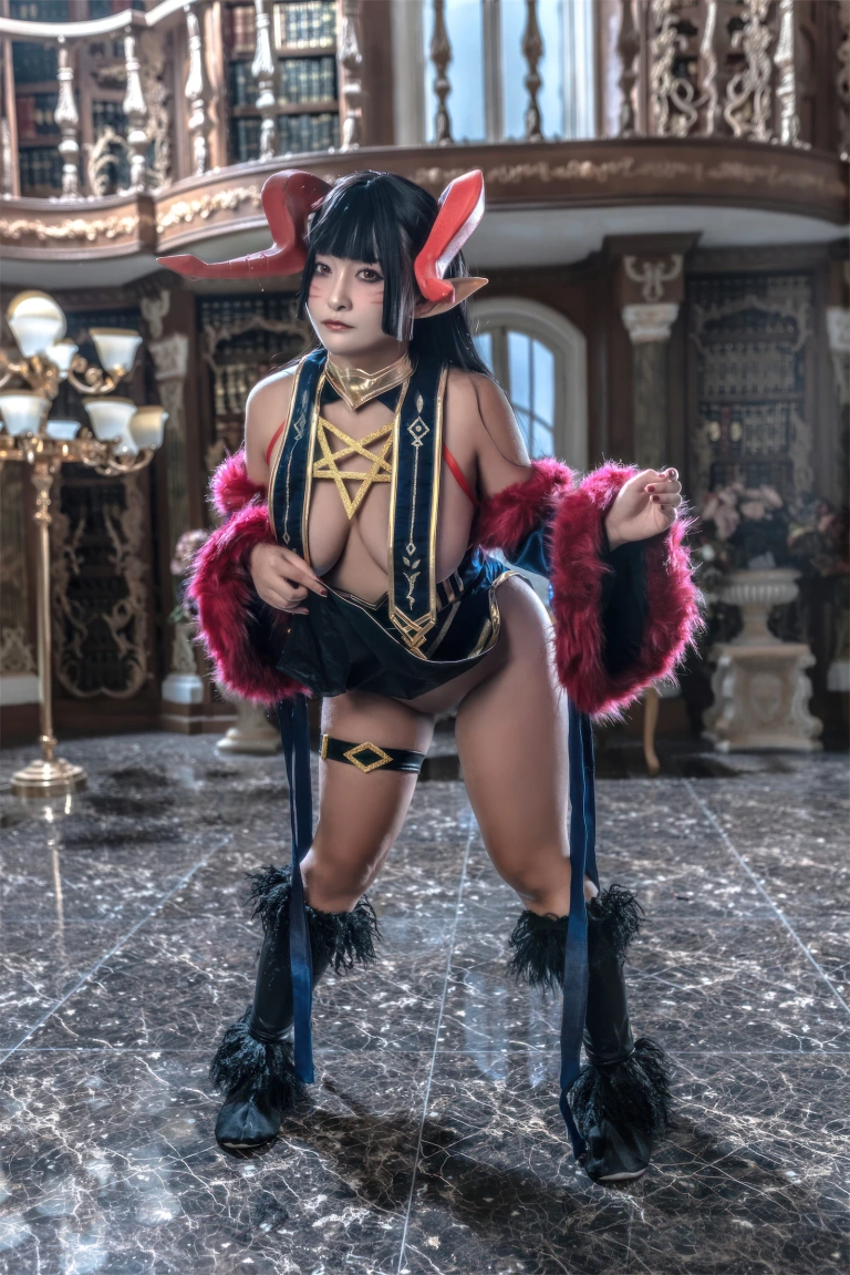 洛璃LoLiSAMA《撒旦》主题写真：49张全套美图