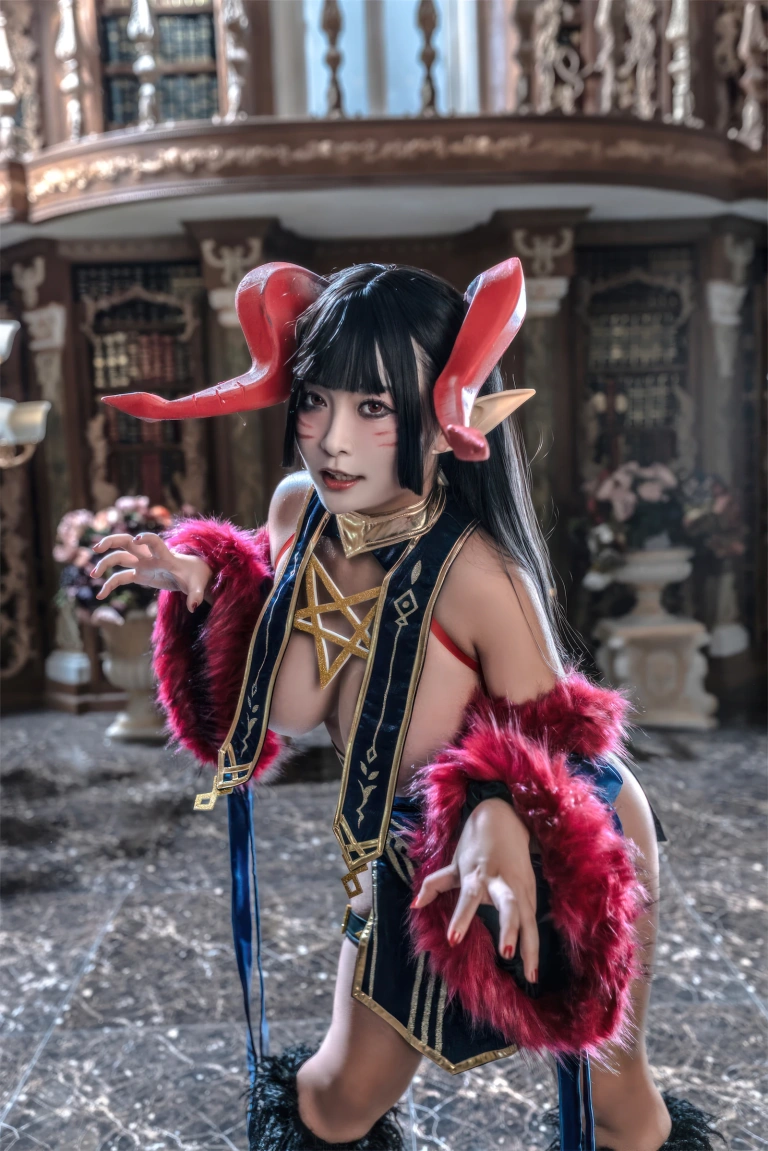 洛璃LoLiSAMA《撒旦》主题写真：49张全套美图