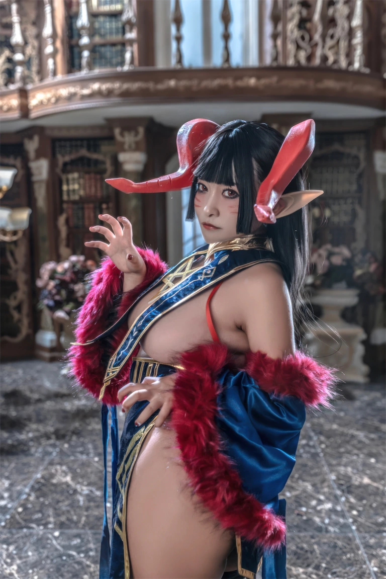 洛璃LoLiSAMA《撒旦》主题写真：49张全套美图