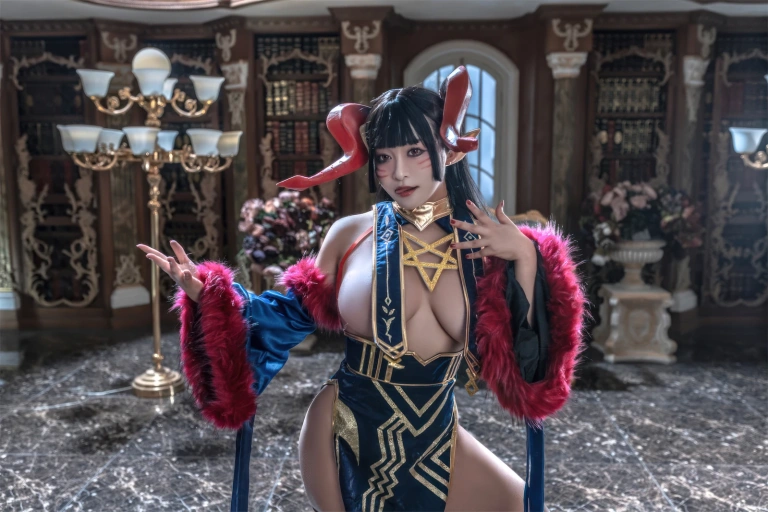 洛璃LoLiSAMA《撒旦》主题写真：49张全套美图