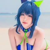 洛璃LoLiSAMA《热恋的盛夏 花园泳装》主题写真：66张全套美图