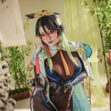 洛璃LoLiSAMA《原神 闲云》主题写真：69张全套美图