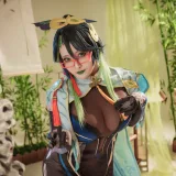 洛璃LoLiSAMA《原神 闲云》主题写真：69张全套美图