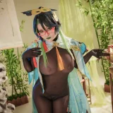 洛璃LoLiSAMA《原神 闲云》主题写真：69张全套美图