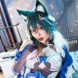 洛璃LoLiSAMA《驭空》主题写真：76张全套美图