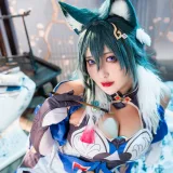洛璃LoLiSAMA《驭空》主题写真：76张全套美图