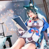 洛璃LoLiSAMA《驭空》主题写真：76张全套美图
