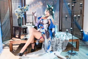 洛璃LoLiSAMA《驭空》主题写真：76张全套美图